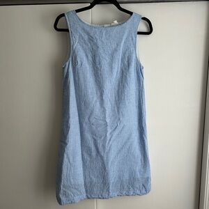 Linen shift dress